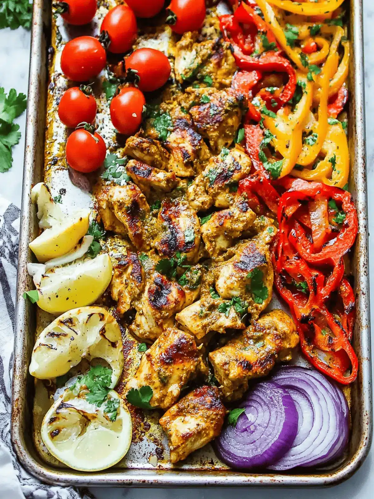 Flavorful Chicken Shawarma Sheet Pan Dinner for Busy Nights 3 Chicken Shawarma Sheet Pan Dinner