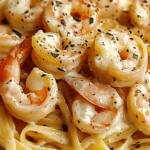 Creamy Garlic Shrimp Pasta