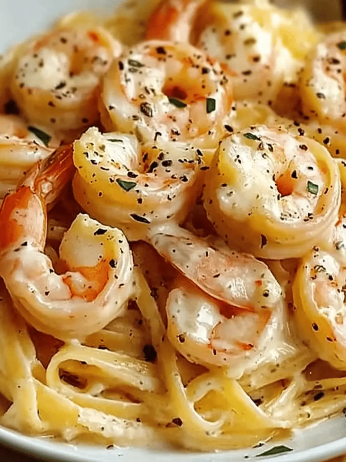 Creamy Garlic Shrimp Pasta
