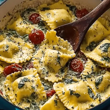 Best Creamy Tuscan Ravioli