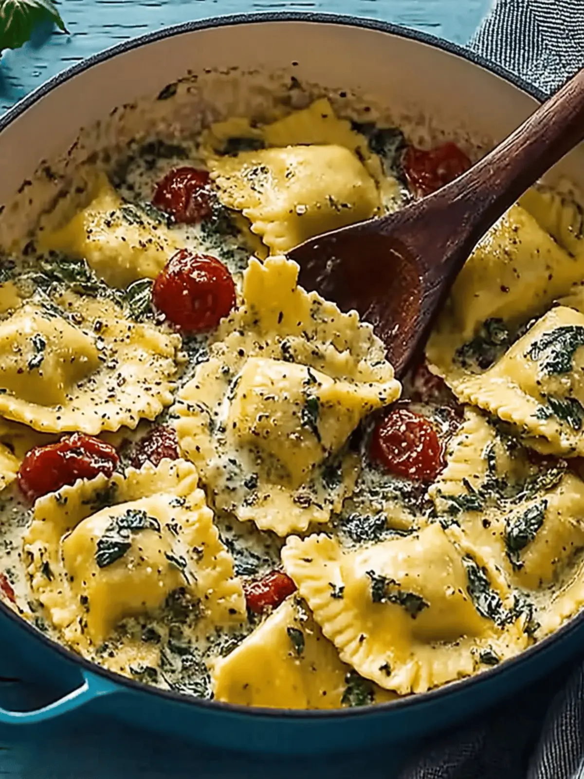 Best Creamy Tuscan Ravioli
