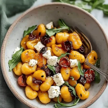 Irresistible Pumpkin Gnocchi with Feta