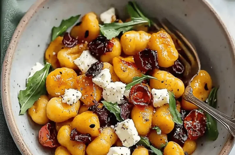 Irresistible Pumpkin Gnocchi with Feta
