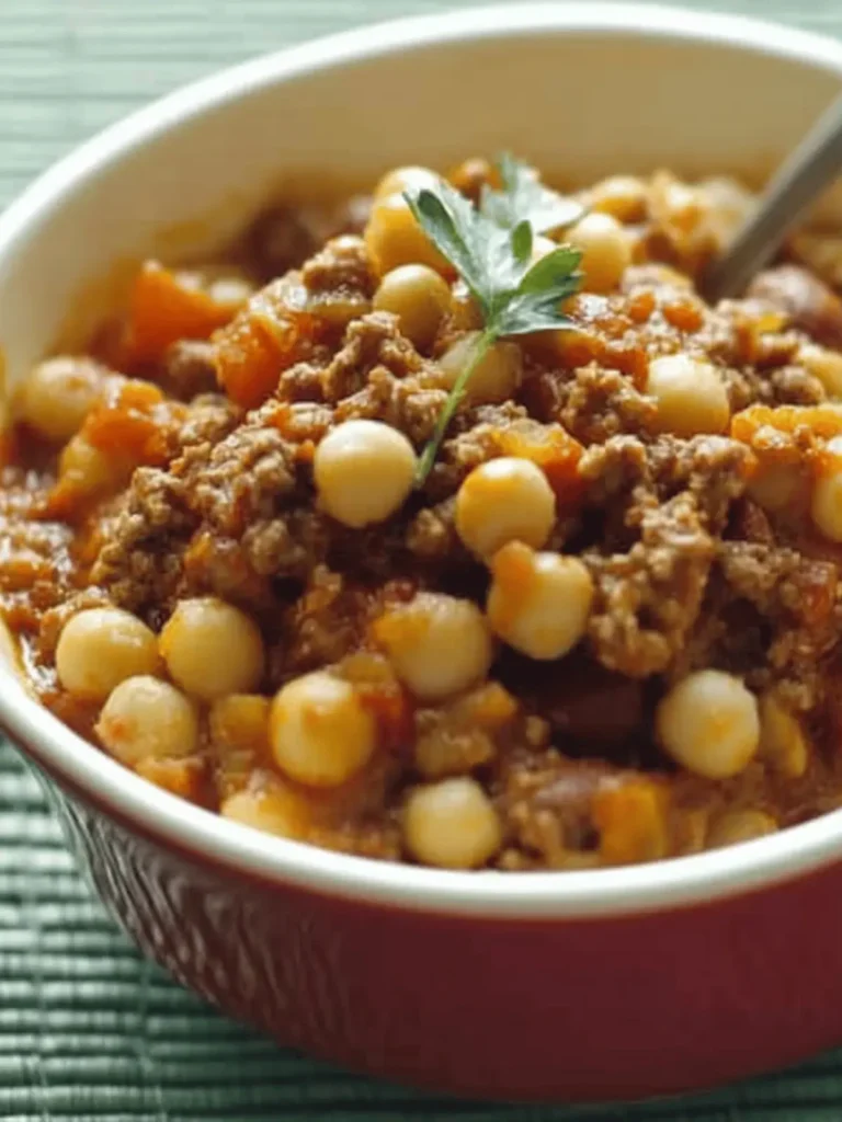Savory Ground Beef and Garbanzo Bean Casserole for Cozy Nights 2 Ground Beef and Garbanzo Bean Casserole