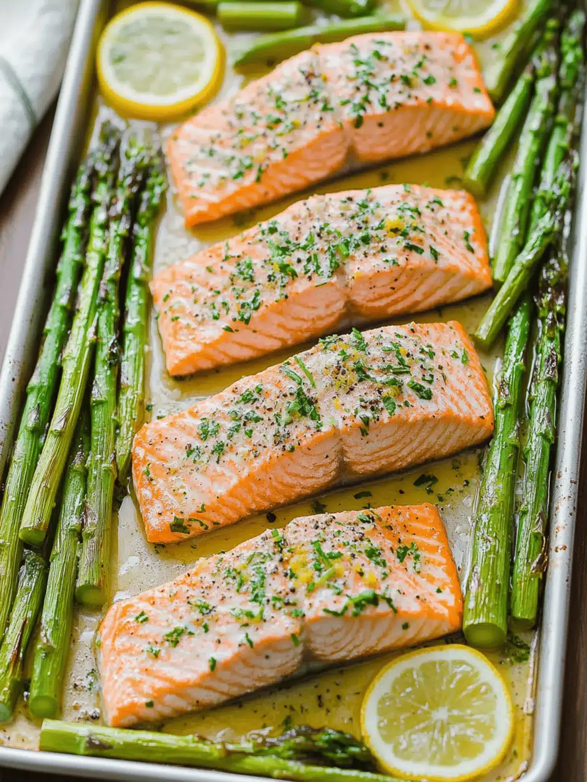 Sheet Pan Salmon and Asparagus