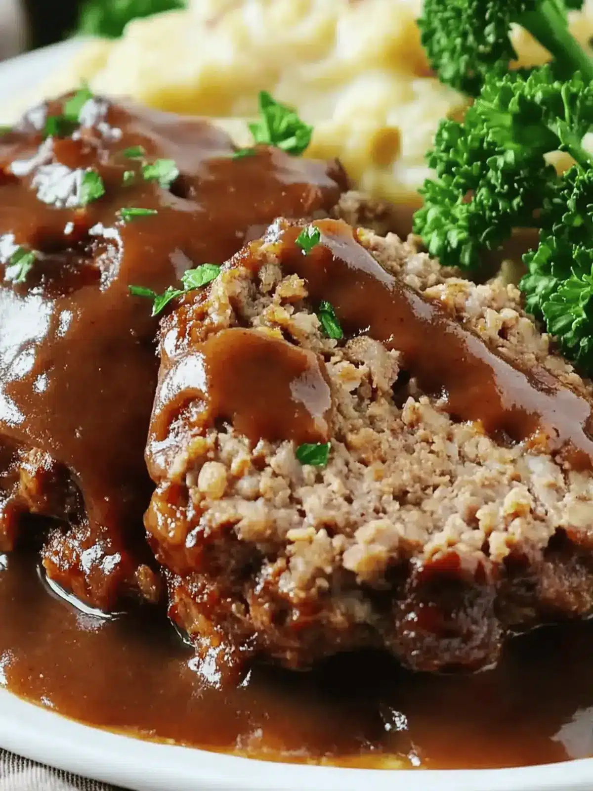 BBQ Oatmeal Meatloaf