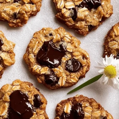 Brown Butter Oatmeal Choc Chip Cookies (easy!)