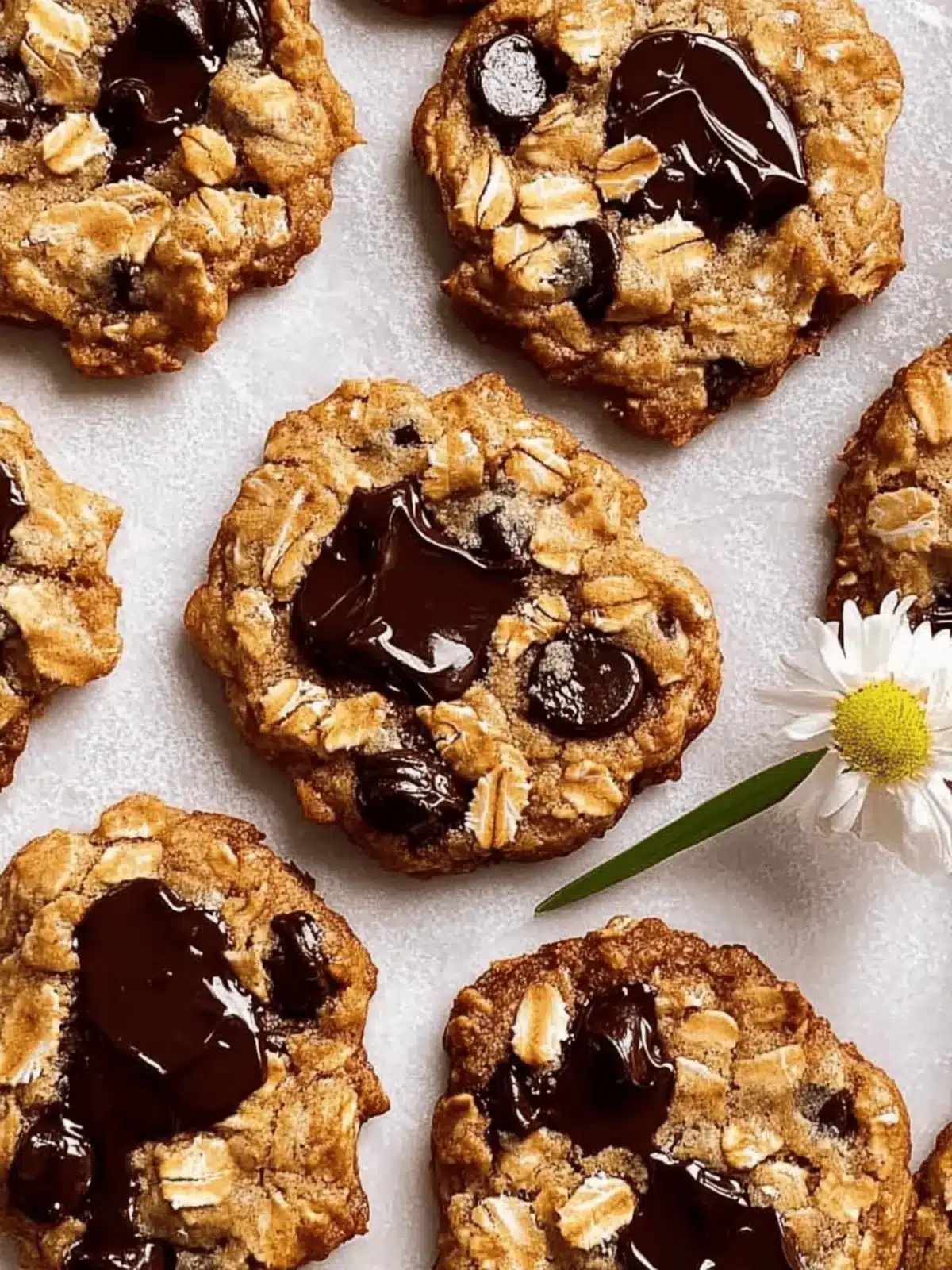 Brown Butter Oatmeal Choc Chip Cookies (easy!)