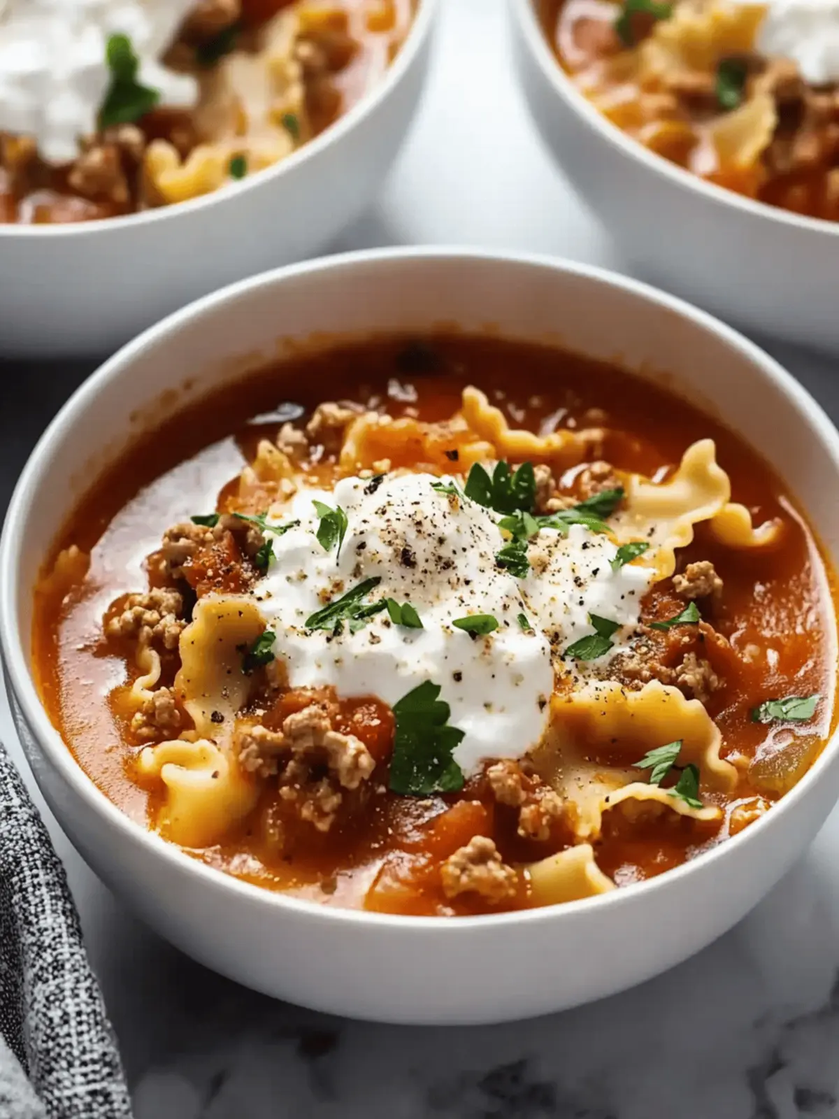 Italian Lasagna Soup: Your New Cozy Weeknight Favorite 3 Italian Lasagna Soup