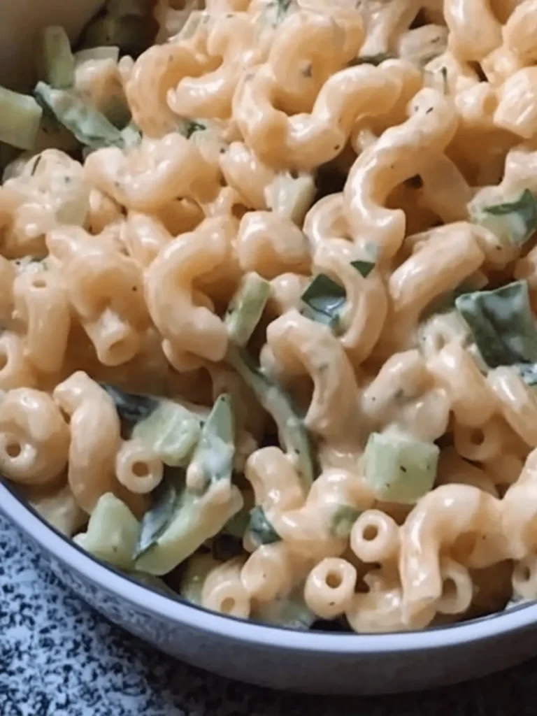 Korean Macaroni Salad (Banchan)