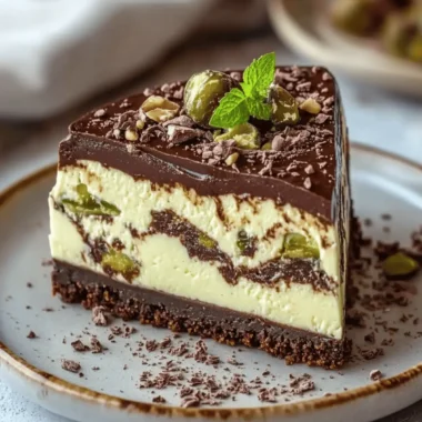 Tahini Dubai Chocolate Cheesecake