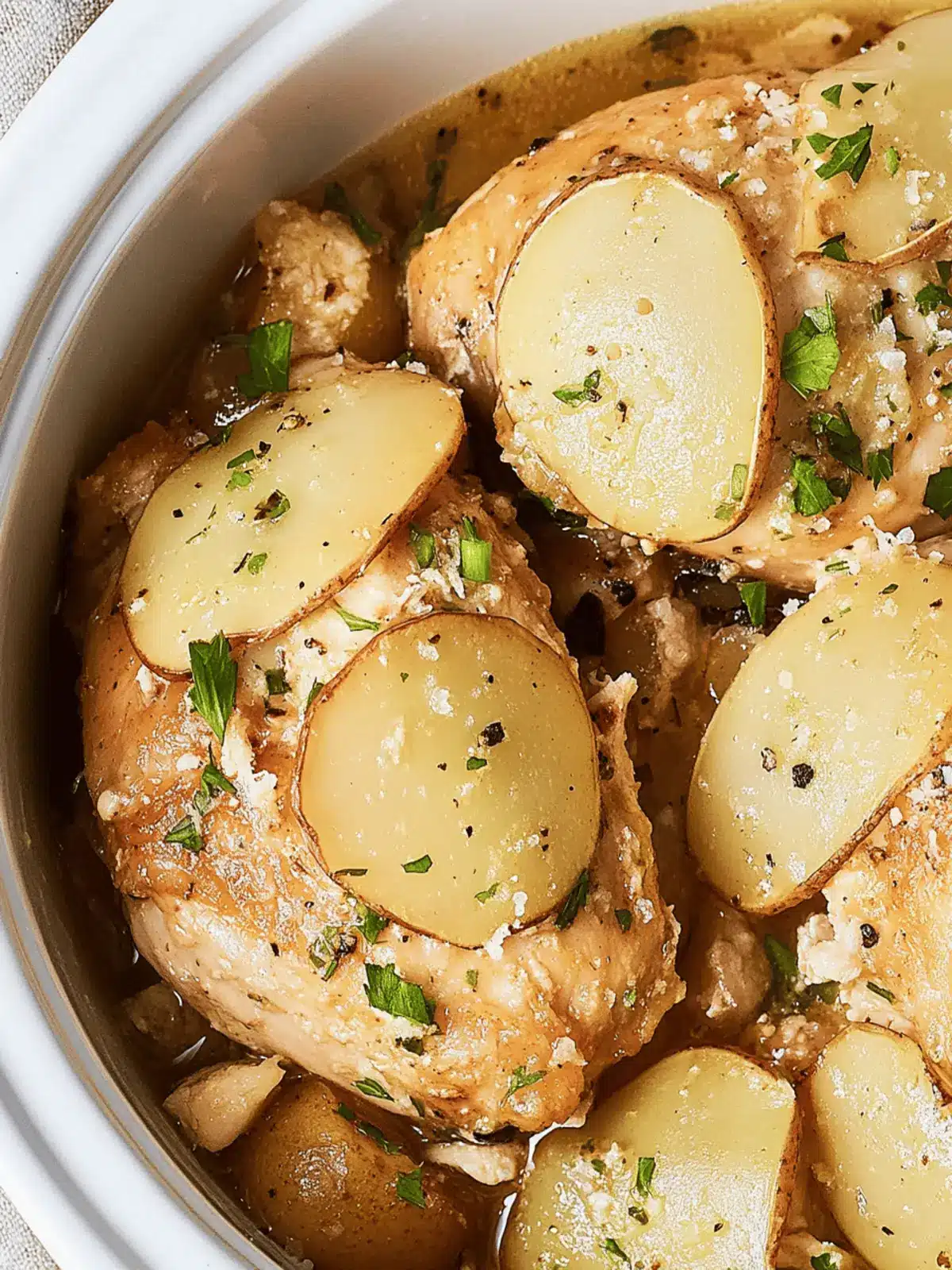 Slow-Cooker Garlic-Parmesan Chicken