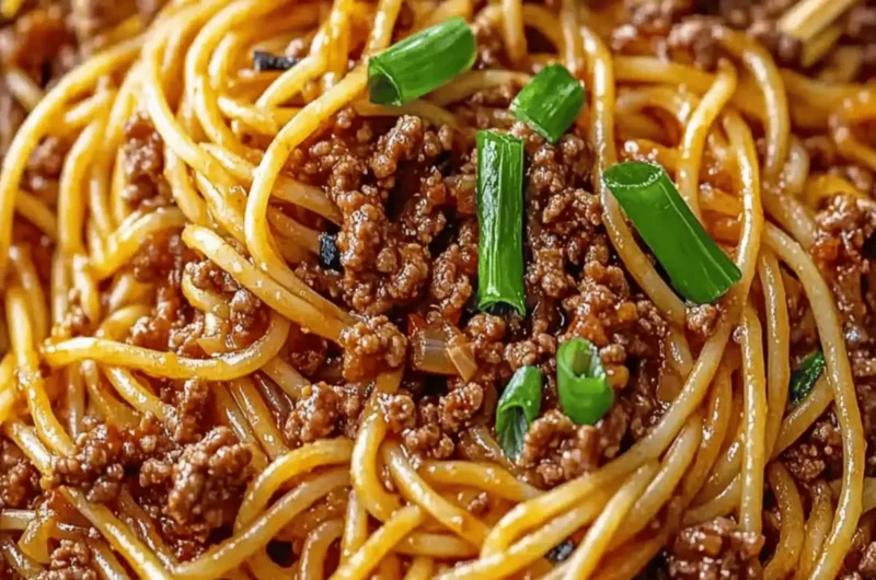 Classic Asian-Style Ground Beef Spaghetti in 20 Minutes! 1 Classic Asian-Style Ground Beef Spaghetti