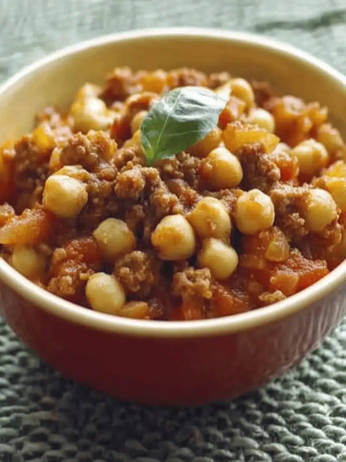 Savory Ground Beef and Garbanzo Bean Casserole for Cozy Nights 3 Ground Beef and Garbanzo Bean Casserole