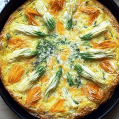 Squash Blossom Frittata