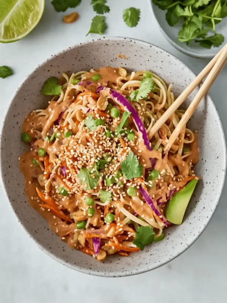 Delicious Cold Sesame Peanut Pasta Salad for Quick Meals 2 Cold Sesame Peanut Pasta Salad