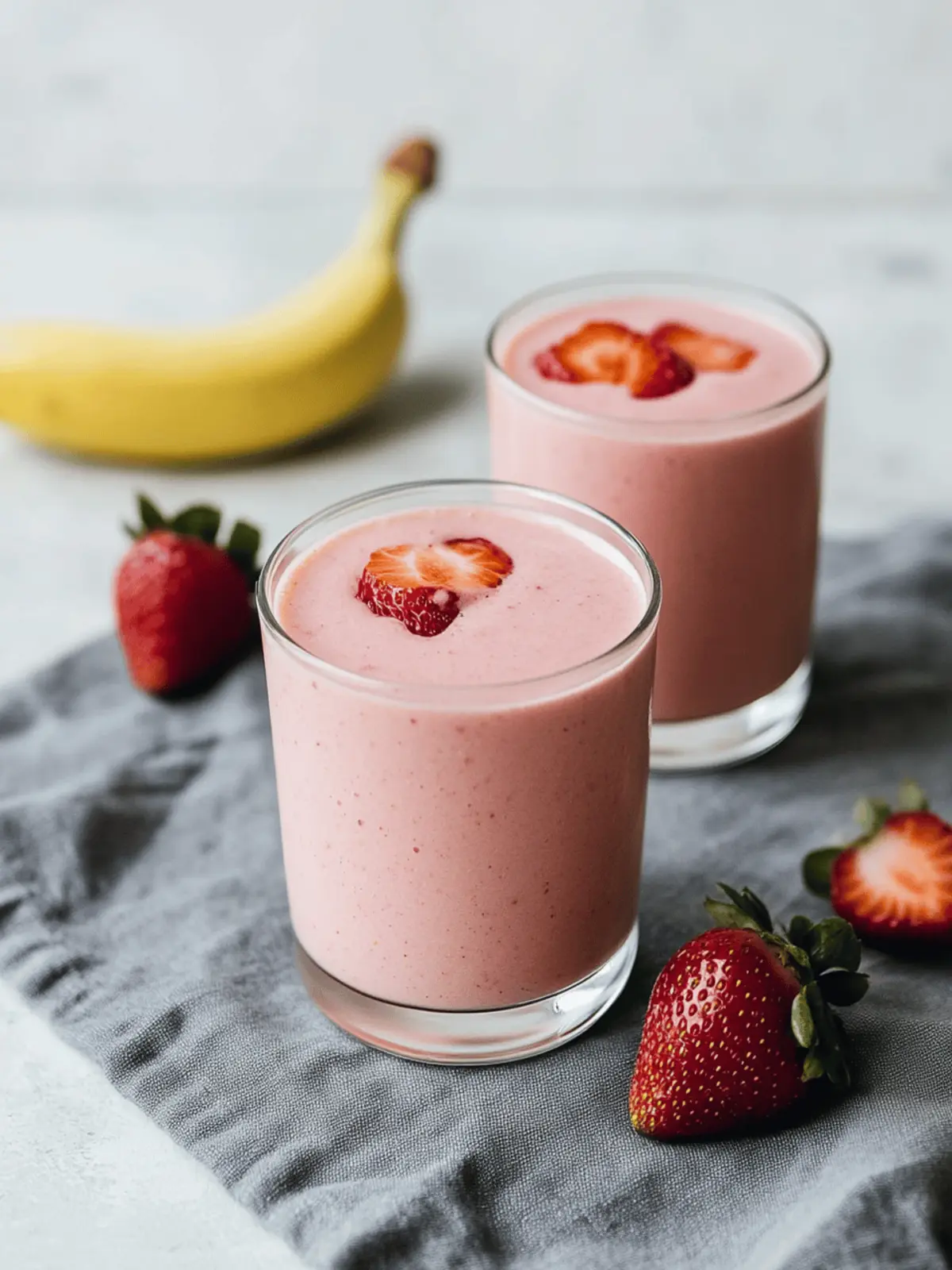 Strawberry Banana Smoothie