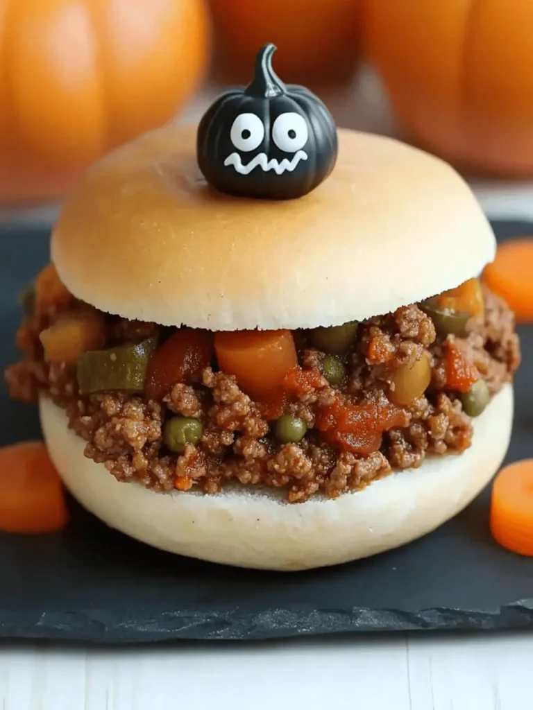 Spooky Halloween Sloppy Joes That Kids Will Love 4 Spooky Halloween Sloppy Joes