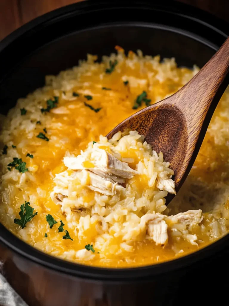 Savory Slow Cooker Chicken and Rice Casserole for Busy Nights 4 Slow Cooker Chicken and Rice Casserole