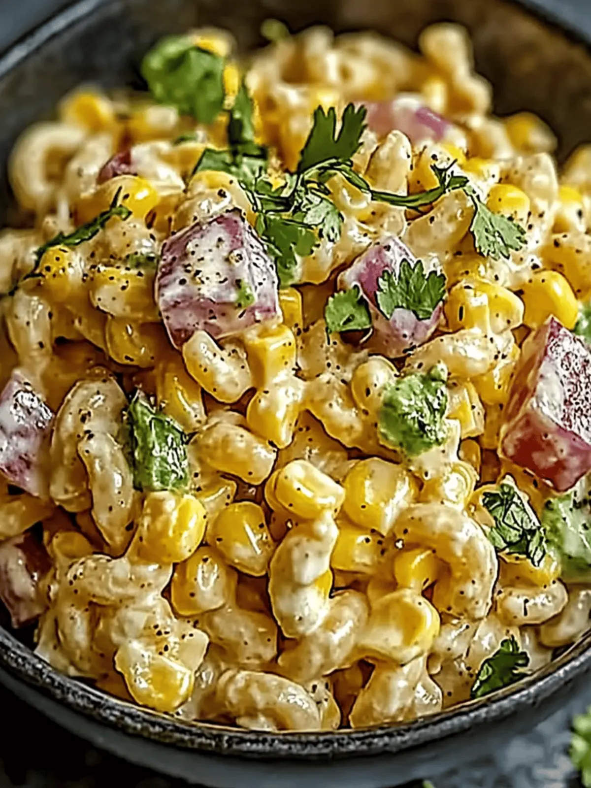 Mexican Street Corn Pasta Salad is a must-try dish!