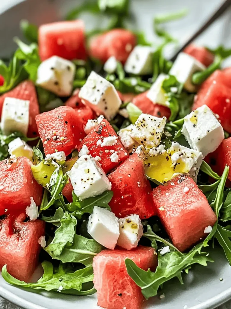 Zesty Watermelon Salad with Feta for Summer Bliss 4 Watermelon Salad