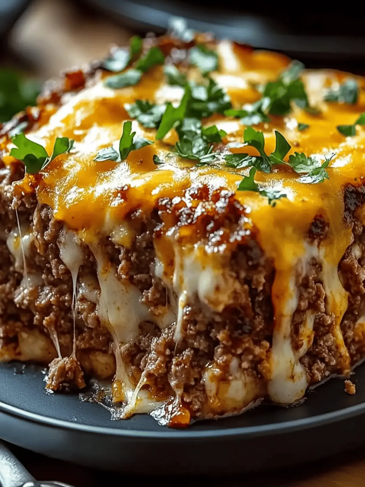 Cheesy Loaded Meatloaf Casserole