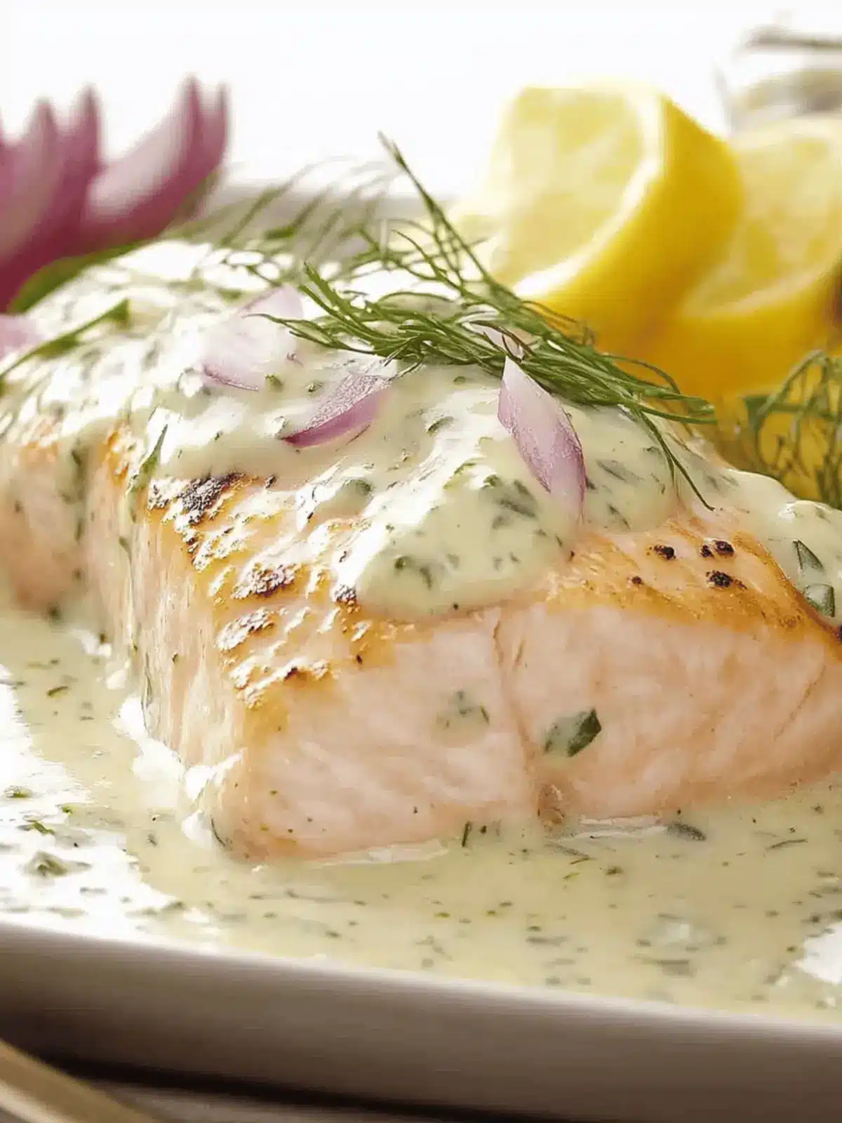Rockin' Salmon with Creamy Herb Sauce in 30 Minutes Flat 5 Rockin' Salmon With Creamy Herb Sauce