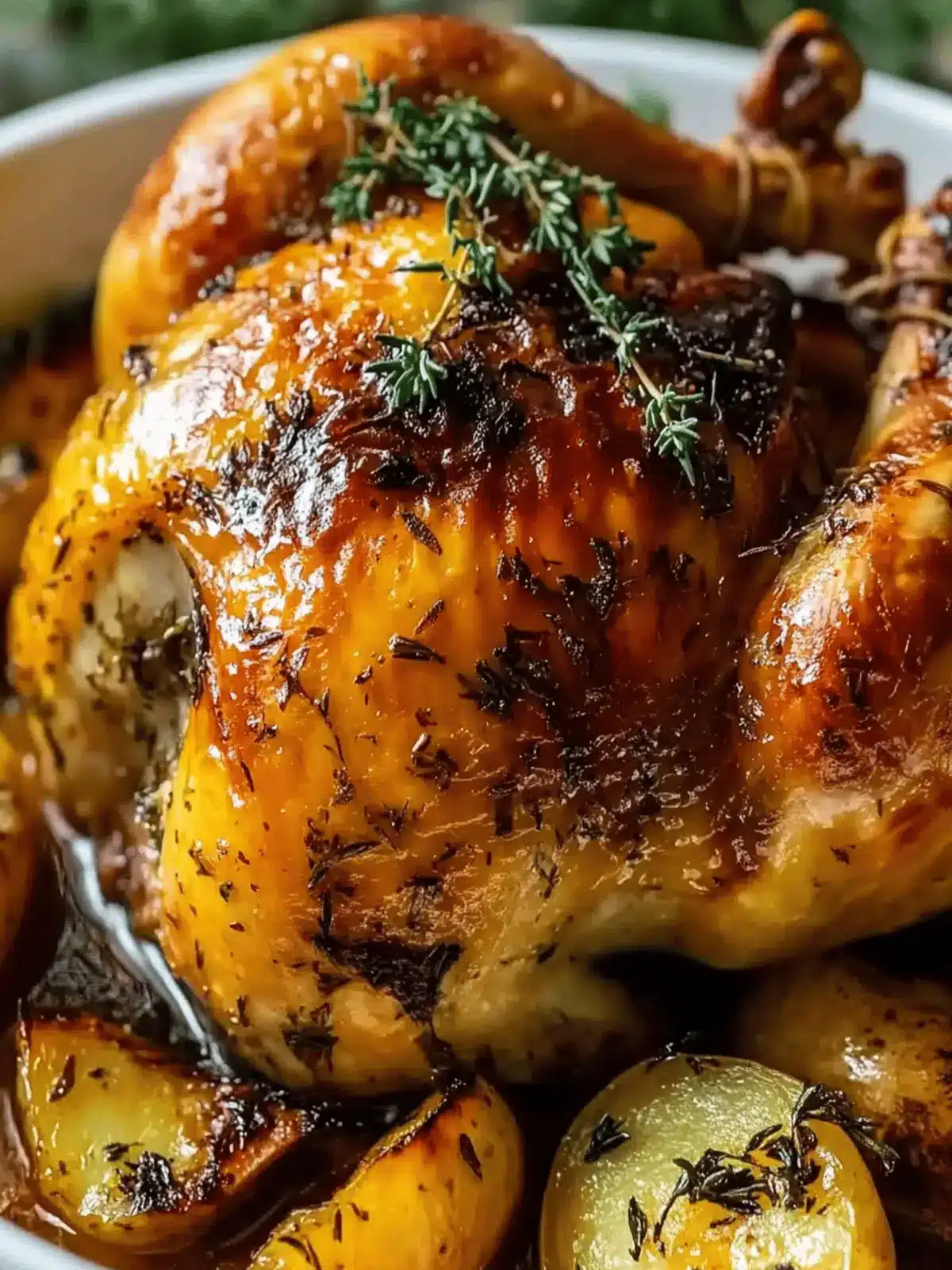 Maple Glazed Oven Roasted Cornish Hen