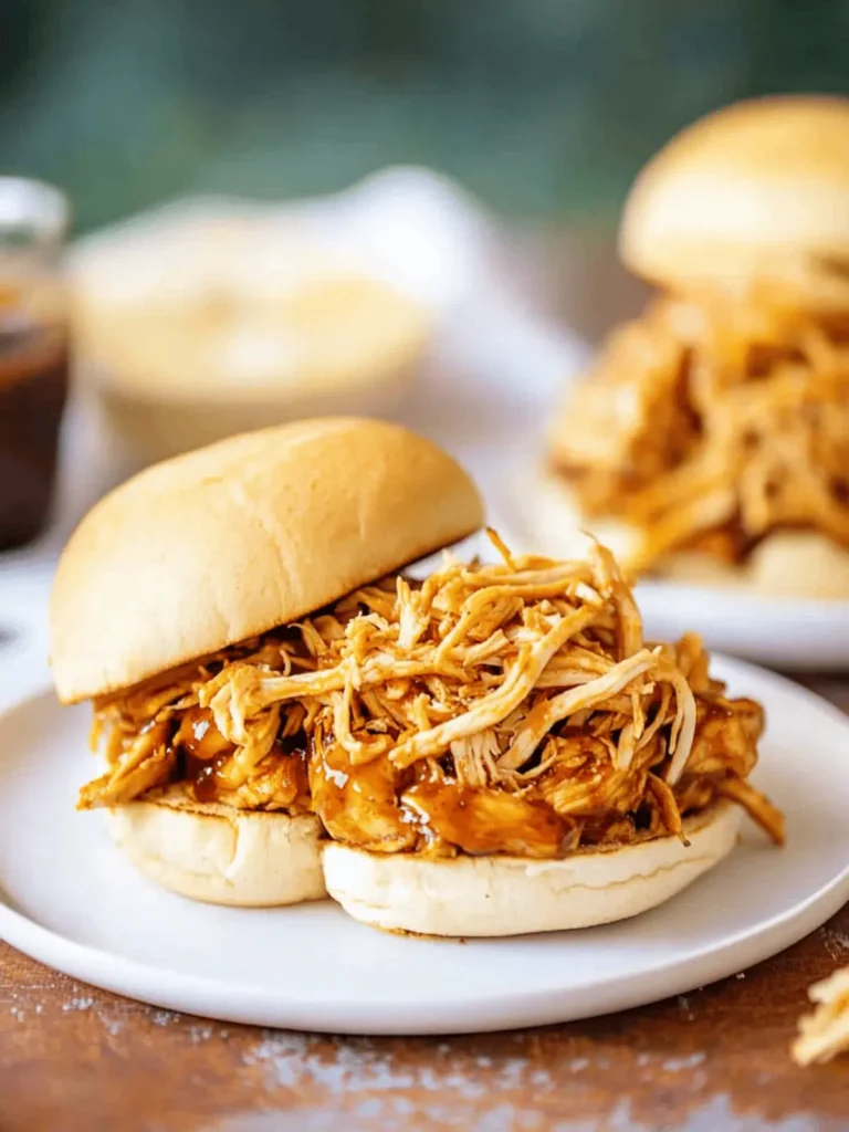 Easy and Tasty Barbecue Chicken Sandwiches in the Crock Pot 4 Easy and Tasty Barbecue Chicken Sandwiches in the Crock Pot