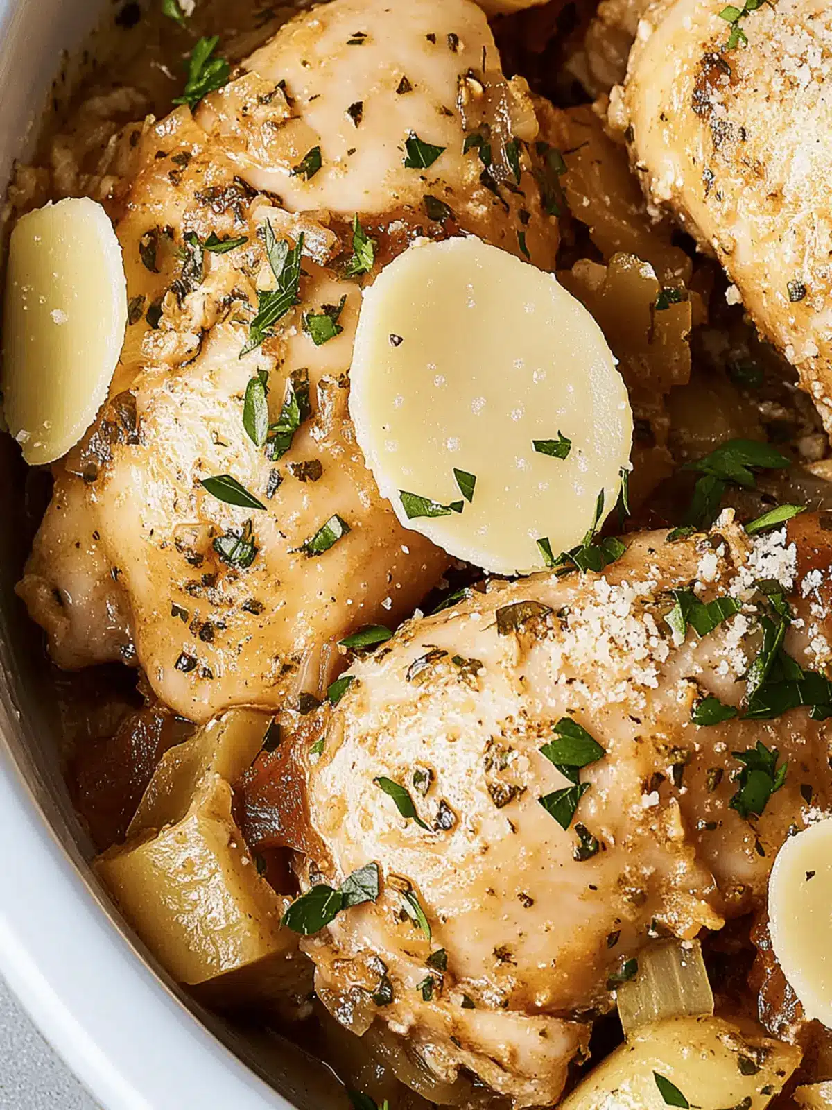 Slow-Cooker Garlic-Parmesan Chicken