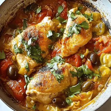 Chicken Provencal (With Tomatoes and Olives)