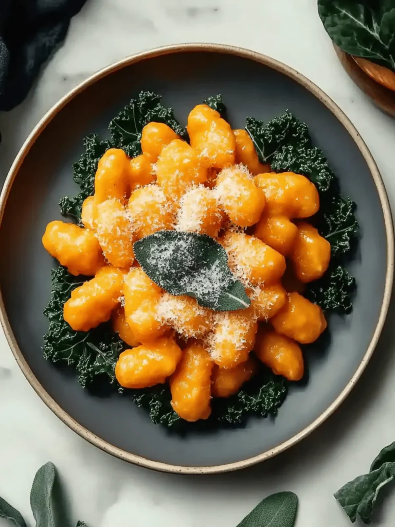Homemade Pumpkin and Kale Gnocchi in Creamy Sage Bliss 2 Homemade Pumpkin and Kale Gnocchi