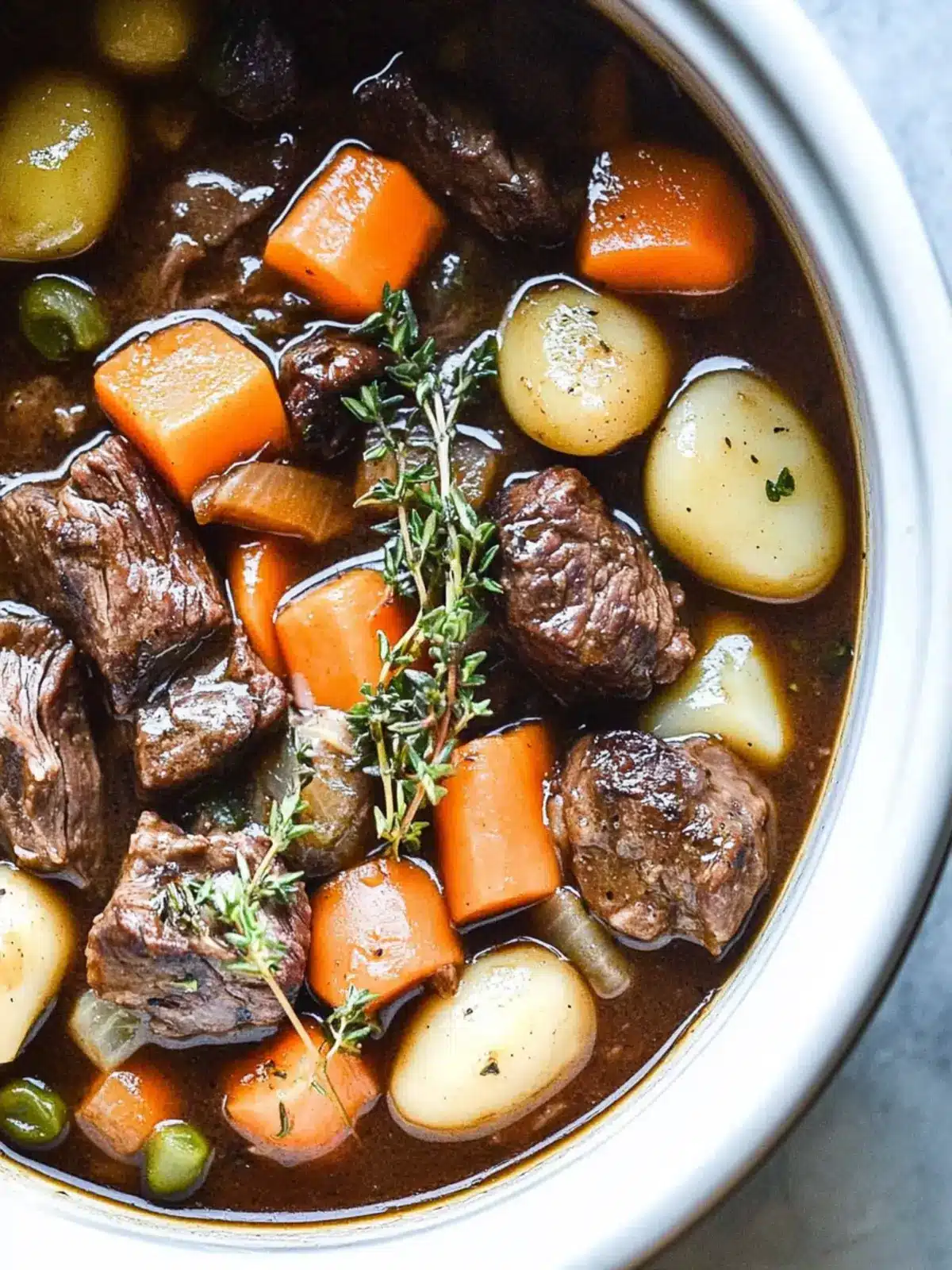Crock Pot Beef Bourguignon: Easy Gourmet Comfort at Home 2 Crock Pot Beef Bourguignon