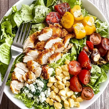 Fried Chicken Cobb Salad: Your New Favorite High-Protein Meal 9 Fried Chicken Cobb Salad