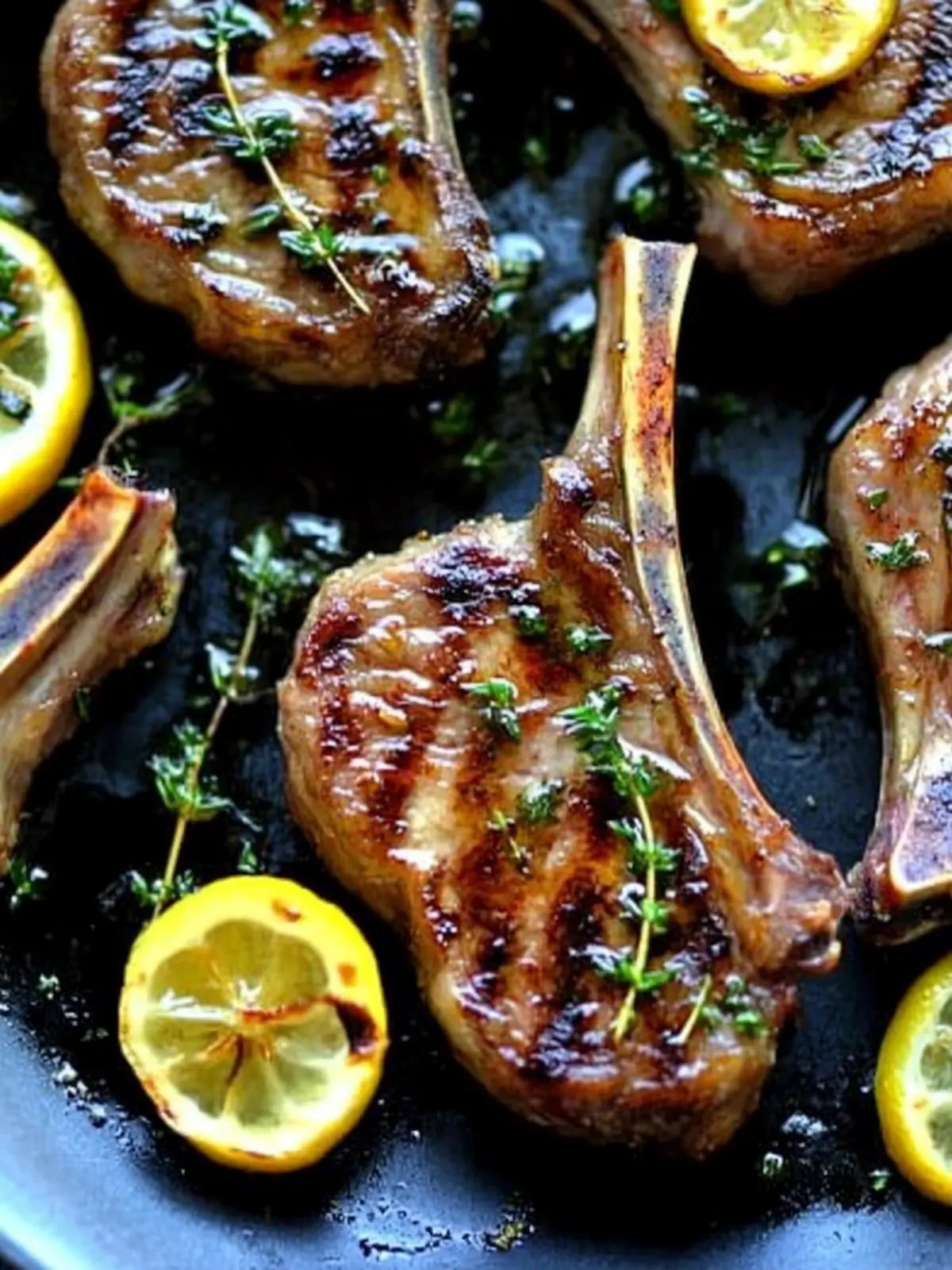 Easy Lemon Thyme Lamb Chops for a Quick Gourmet Dinner 2 Easy Lemon Thyme Lamb Chops