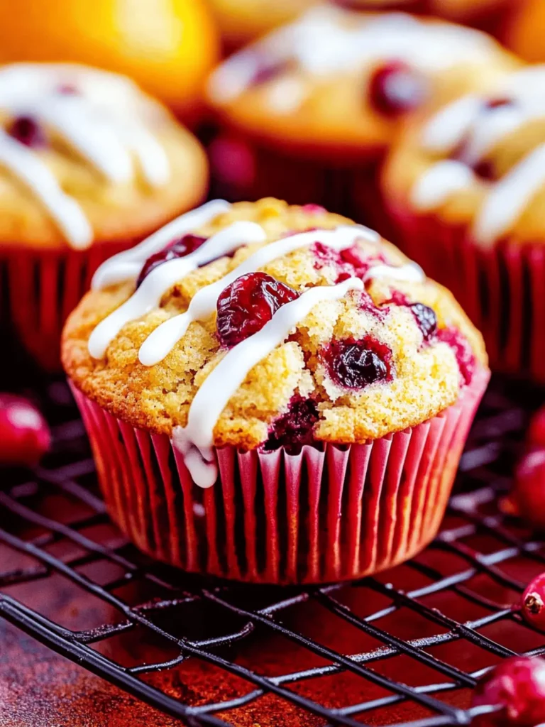 Cranberry Orange Muffins for a Cozy Holiday Morning 2 Cranberry Orange Muffins