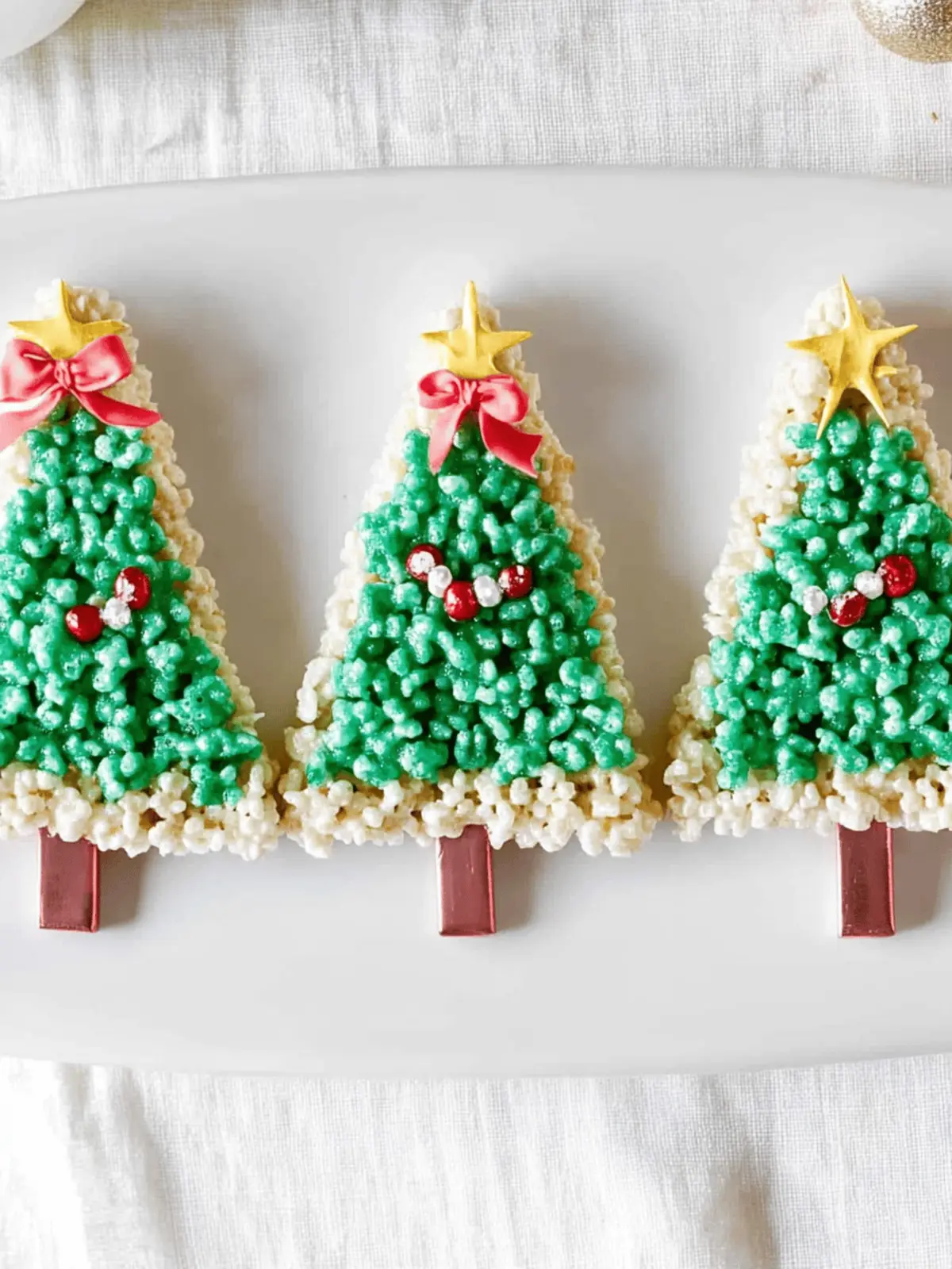 Rice Krispie Christmas Trees