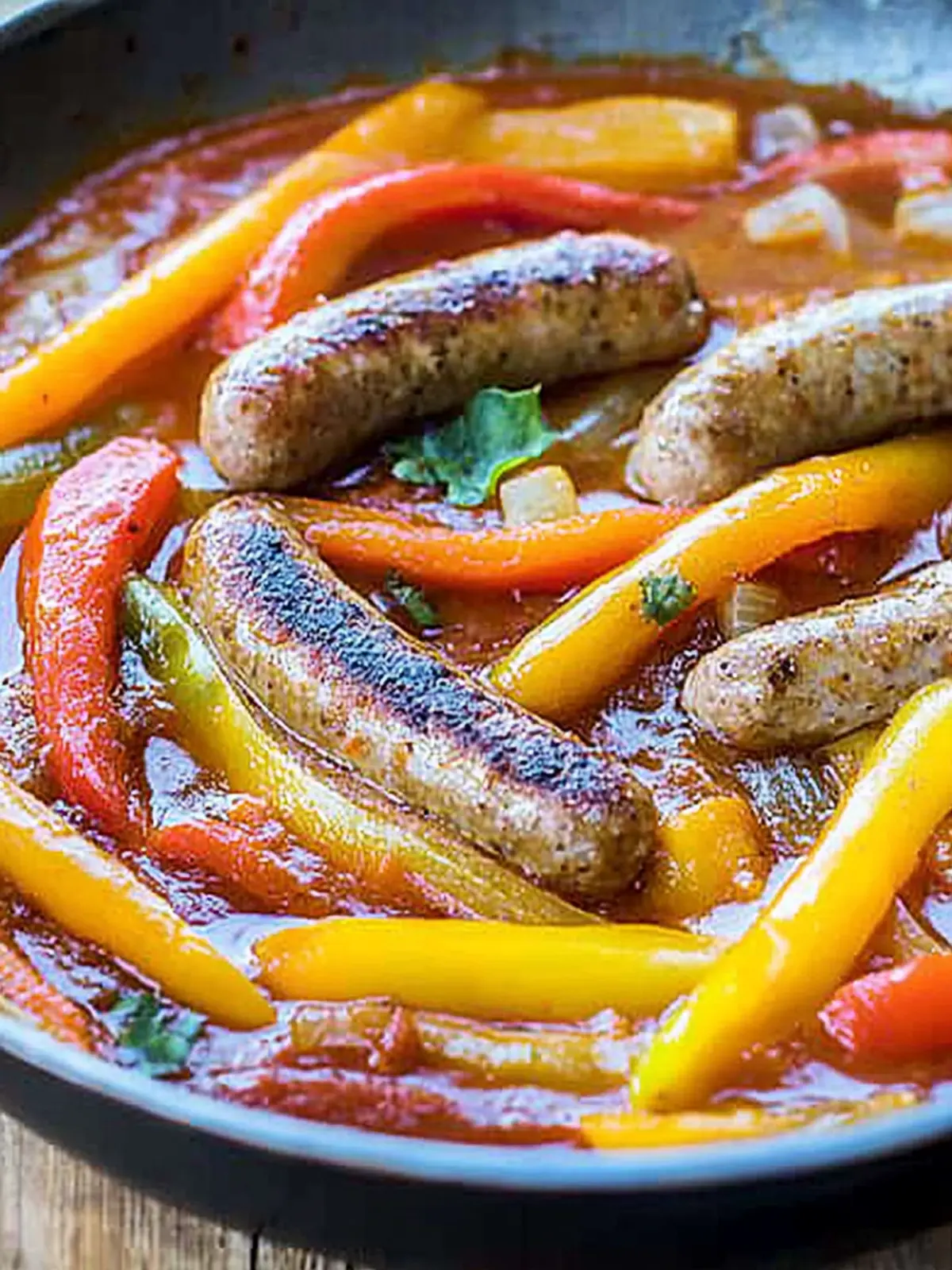Italian Sausage and Peppers in an Hour: Comfort Made Easy 5 Italian Sausage and Peppers in an Hour!