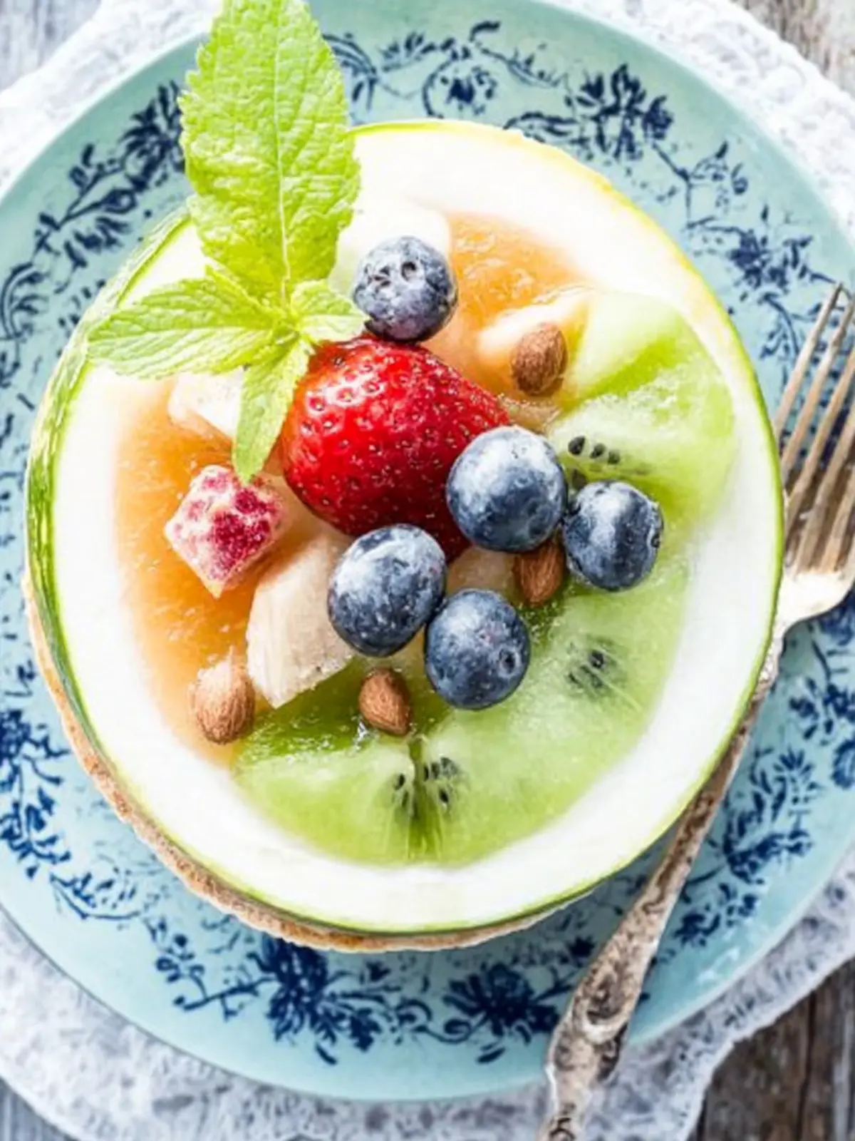 Breakfast Melon Bowls