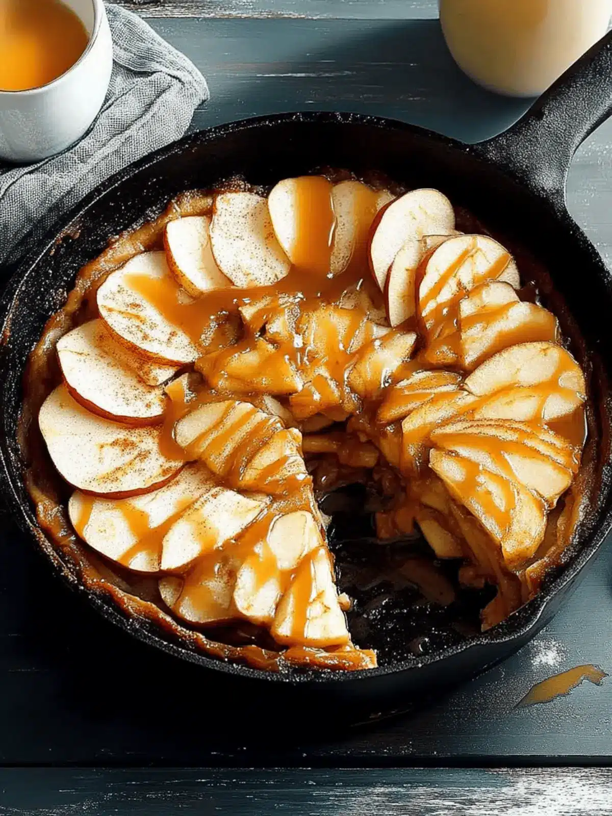Caramel-Apple Skillet Buckle