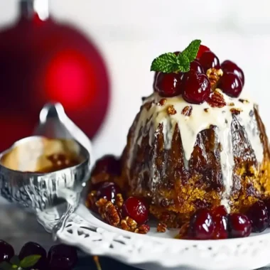 Delightful Cherry Pecan Christmas Pudding for Festive Cheer 10 Cherry pecan Christmas pudding