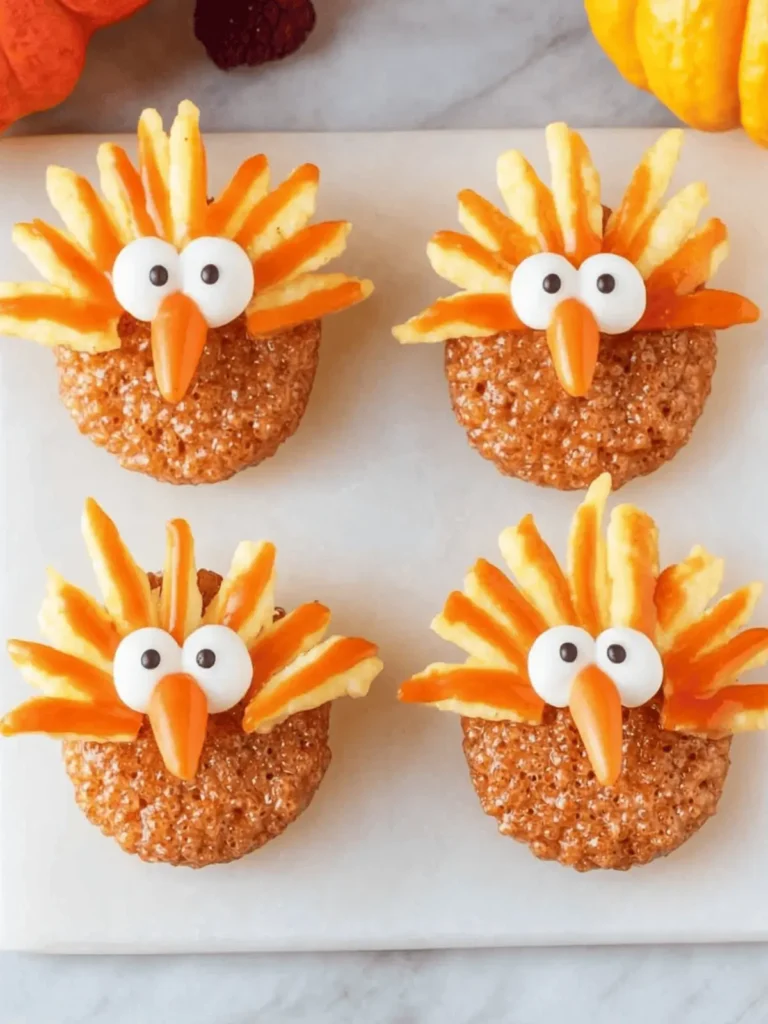 Rice Krispie Turkey Drumstick Treat