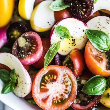 Heirloom Tomato Caprese Salad