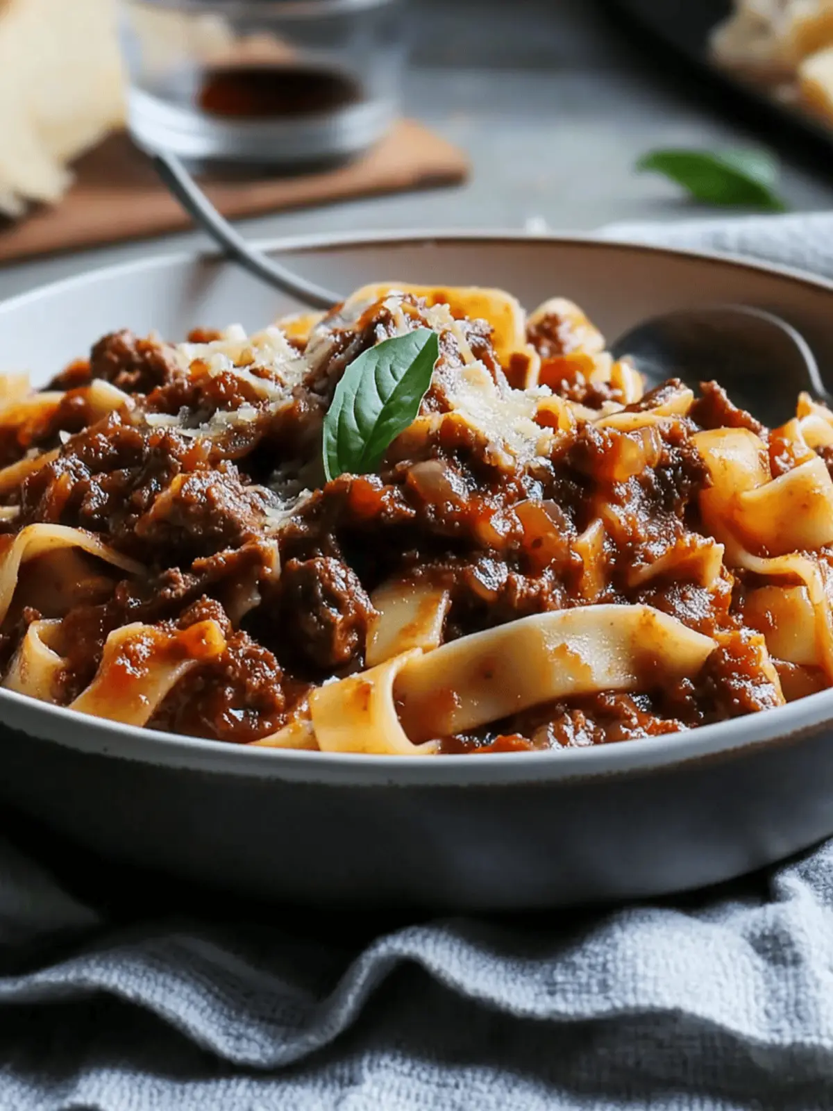 Red Wine Beef Ragu
