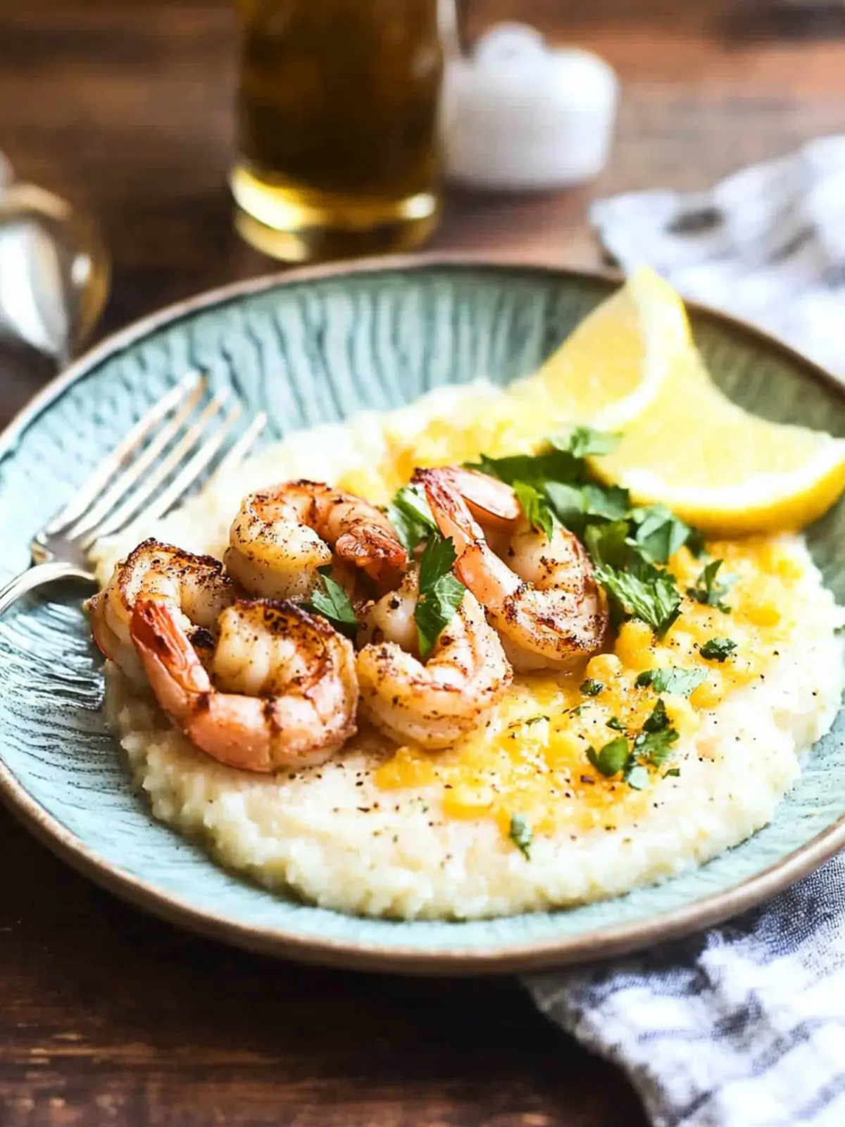 Smoked Cheddar Shrimp and Grits: A Cozy Southern Delight 4 Smoked Cheddar Shrimp and Grits