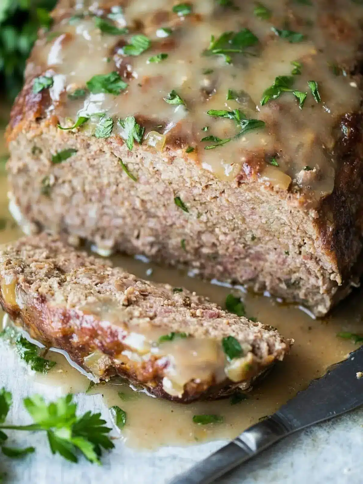 Mouthwatering 1770 House Meatloaf with Garlic Gravy Delight 4 1770 House Meatloaf