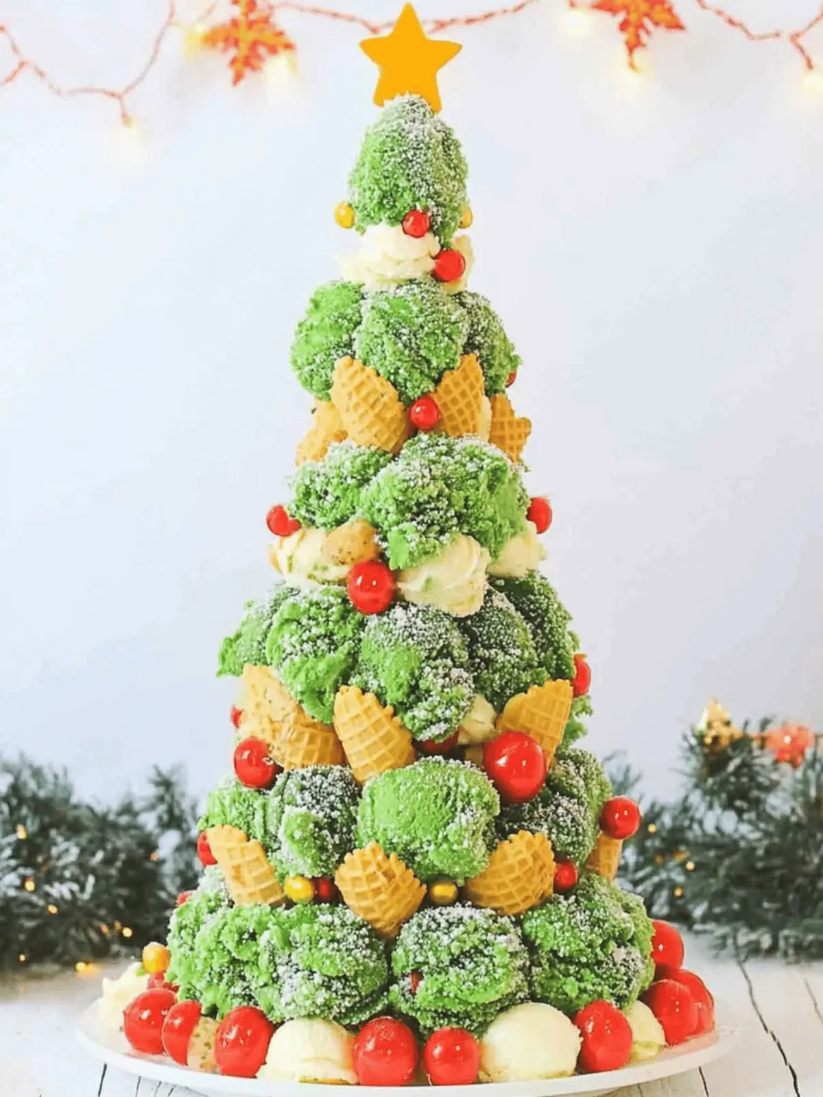 Delicious Ice Cream Cone Christmas Trees for Holiday Fun 3 Ice Cream Cone Christmas Trees