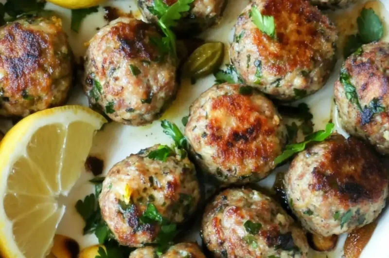 Moroccan Meatballs with Cardamom and Lemon
