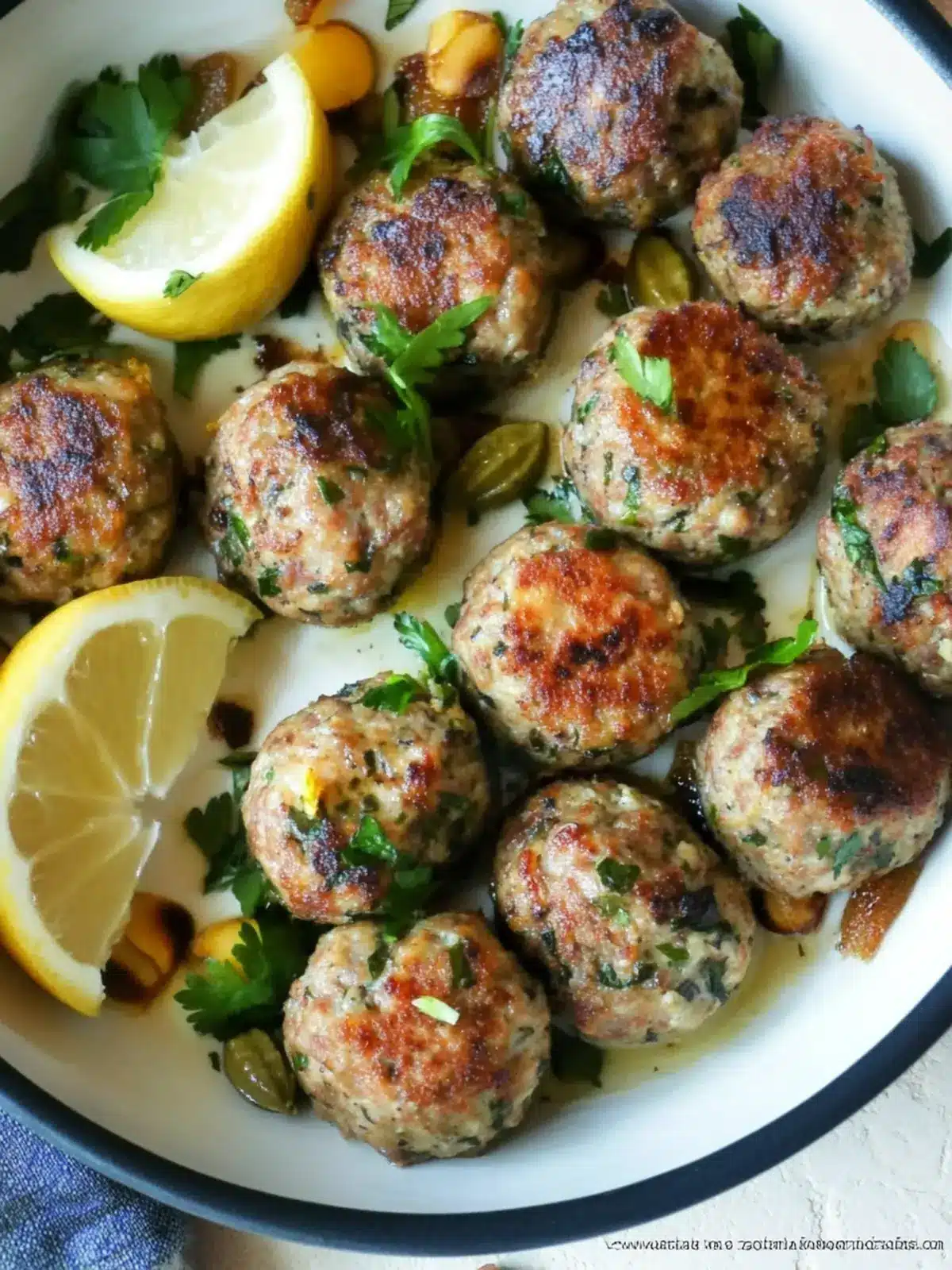 Mouthwatering Moroccan Meatballs with Cardamom and Lemon Delight 5 Moroccan Meatballs with Cardamom and Lemon