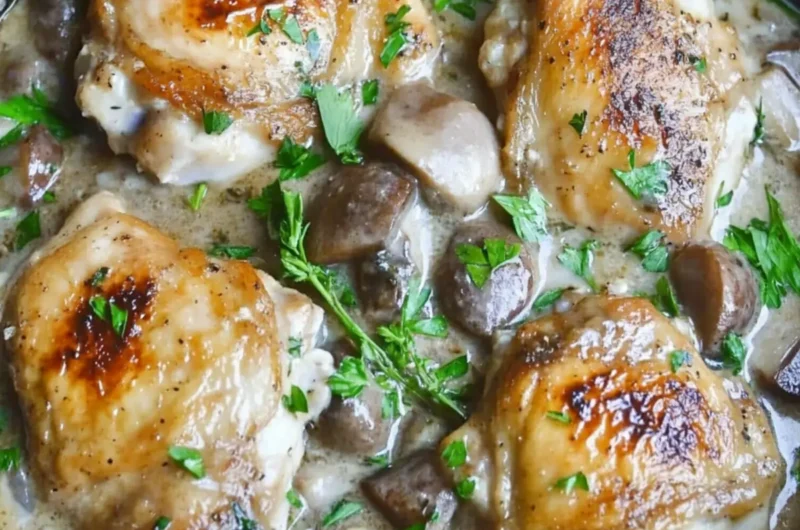 Chicken Thighs Marsala